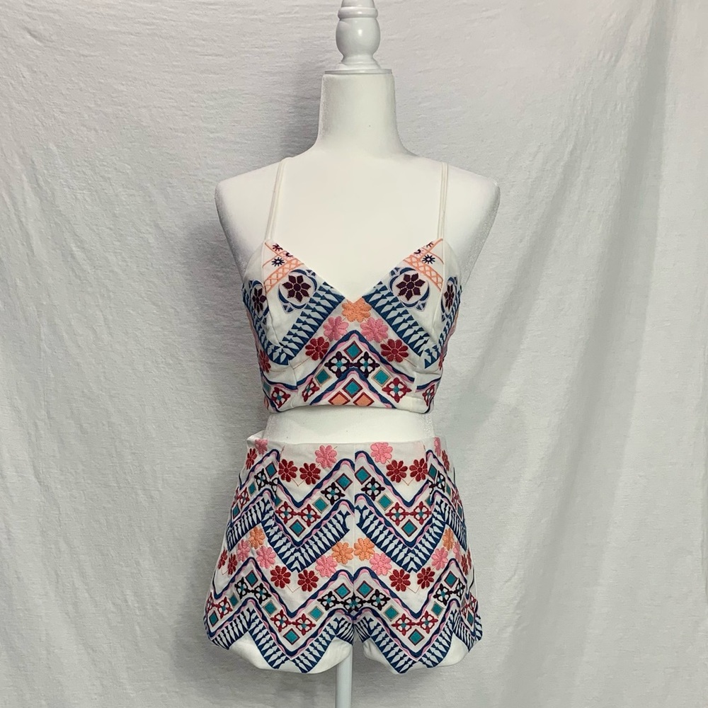 Lulu's Multicolor Patterned Tank Top - image 1